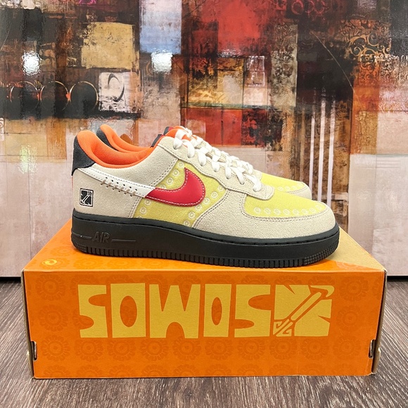 Nike Shoes - 2022 Nike Air Force 1 Low ’07 LX Somos Familia Sanddrift / Lemon Wash DZ5355 126